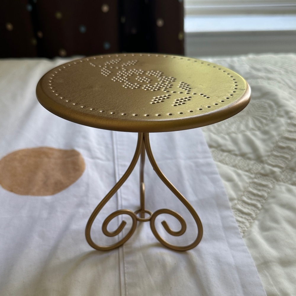 Maileg Gold Vintage Metal Cafe Table